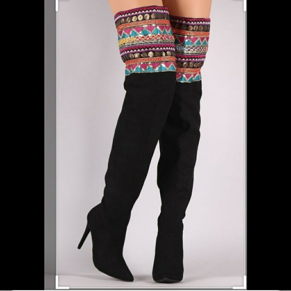 Thigh high boots